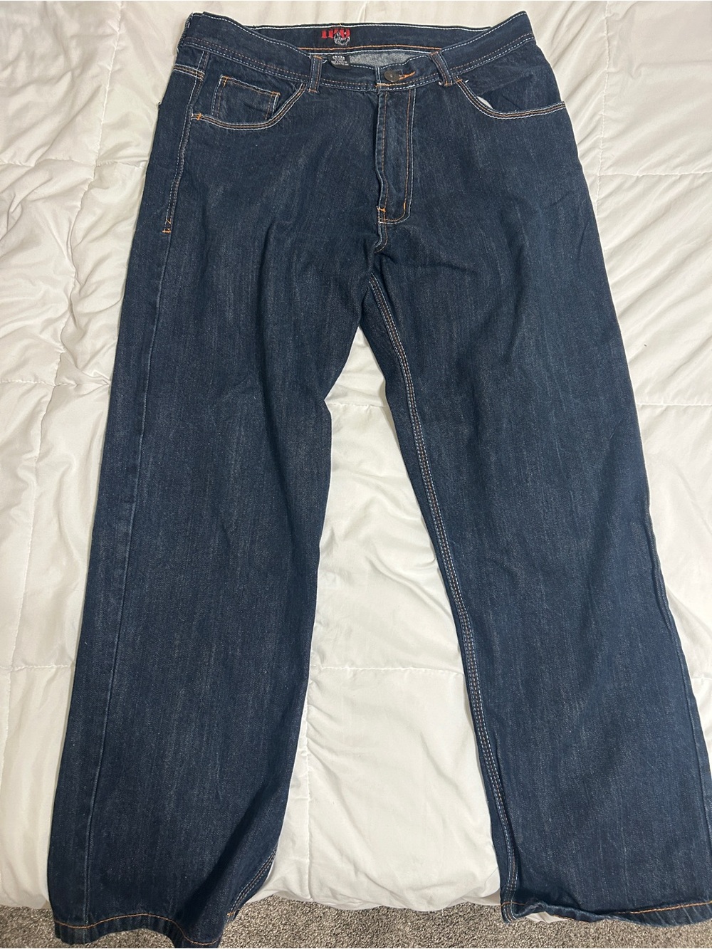 Unbranded Men's Navy and Blue Jeans